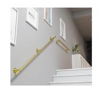 ringhiera per scale Ringhiere for scale montate a parete, barra di sicurezza for corrimano decorativo for scale industriali da esterno e da interno interne(Gold,80cm)