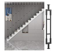 Ringhiera personalizzabile della scala del metallo per le soffitte e le ville dei centri commerciali Soluzione versatile del corrimano per le scale diritte e inclinate Design durevole ed elegante