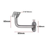 Ringhiera Scala Staffe Hardware Supporto Scala 1pcs Durevole di Qualità
