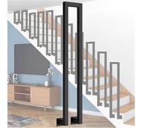 Ringhiere in Ferro Battuto per Gradini Esterni -Rto Perhiera Di Sicurezza Antiscivolo per Corrimano a Forma Di Corridoio Del Sottotetto per Montaggio Laterale/U S-2 Pcs/85Cm/33.5 in