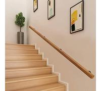 Ringhiere in legno per scale, ringhiere interne e ringhiere di sicurezza con staffe a parete, corrimano da 1,2 m per condominio, loft, villa, corridoio e braccioli da giardino