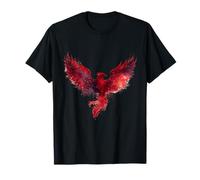 Ringiovanimento Fuoco Phoenix Uccello Mitico Uccello Phoenix Rising Maglietta