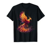 Ringiovanimento Reborn Phoenix Rising Fire Phoenix Bird Phoenix Maglietta