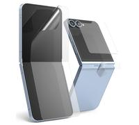 Ringke 3-in-1 Protector (2 Pezzi Ciascuno) Compatibile con Pellicola Samsung Galaxy Z Flip 7 FE/Z Flip 6, Pellicola Protettiva per Schermo Interno/Esterno e Protezione TPU per Protezione Hinge