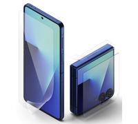 Ringke 3-in-1 Protector Pro Compatibile con Pellicola Samsung Galaxy Z Flip 7, Pellicola Protettiva per Schermo Interno/Esterno e Protezione TPU per Protezione Hinge