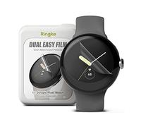 Ringke [3 Pezzi Dual Easy Film Compatibile con Google Pixel Watch 2/1, Copertuna Totale Pellicola Protettiva per Schermo Premium