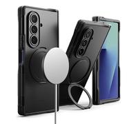 Ringke Alles Pro Compatibile con Cover Samsung Galaxy Z Fold 7, Compatibile con Accessori Magnetici, Custodia per Telefono Robusta e Di Alta Qualità con Supporto Girevole a 360 Gradi - Black