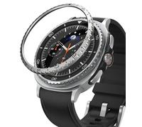 Ringke Bezel Styling Compatibile con Cover Samsung Galaxy Watch 8 Classic 46mm, Ghiera Anti Graffio Stainless Steel Adesivo Accessorio - 46-01 (ST) Silver