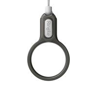 Ringke Buckle Finger Ring Strap, Anello da Dito in Policarbonato con Connettore Facile per Custodia per Cellulare, Auricolari, Chiavi, Ecc. - Smoke Black
