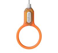 Ringke Buckle Finger Ring Strap, Anello da Dito in Policarbonato con Connettore Facile per Custodia per Cellulare, Auricolari, Chiavi, Ecc. - Neon Orange