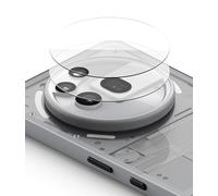 Ringke Camera Glass (2 Pezzi) Compatibile con Protezione Fotocamera Nothing Phone (3a) Pro, Protector Copertura Totale Vetro Temperato per Obiettivo Fotocamera
