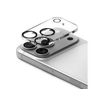 Ringke Camera Glass Pro (2 Pezzi) Compatibile con Protezione Fotocamera iPhone 17 Pro Max, Protezione per Obiettivo della Fotocamera in Vetro Temperato Trasparente Antigraffio a Copertura Totale