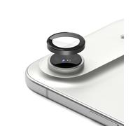 Ringke Camera Lens Frame Glass (2 Pezzi) Compatibile con Protezione Fotocamera iPhone Air, Protezione Fotocamera Lenti Cover in Vetro Temperato Telaio Alluminio - Black