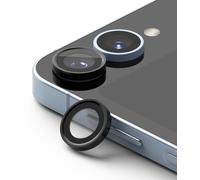 Ringke Camera Lens Frame Glass (2 Pezzi) Compatibile con Samsung Galaxy Z Flip 7 FE/Z Flip 6, Protezione Obiettivi Fotocamera Copertura in Vetro Temperato Telaio in Lega di Alluminio