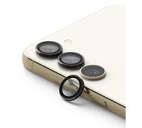 Ringke Camera Lens Frame Glass Compatibile con Protezione Fotocamera Samsung Galaxy S23 e Compatibile con Galaxy S23 Plus 5G, Cover Lenti in Vetro Temperato, Telaio Alluminio - Black