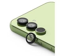 Ringke Camera Lens Frame Glass Compatibile con Samsung Galaxy A54 5G, Protezione Obiettivo Fotocamera Copertura in Vetro Temperato Telaio in Lega di Alluminio - Black Nero