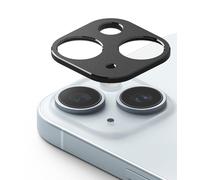 Ringke Camera Styling Compatibile con iPhone 15 e iPhone 15 Plus, Protezione Cornice Fotocamera con Telaio Alluminio - Black Nero