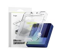 Ringke Cover Display Tempered Glass Pro (2 Pezzi) Compatibile con Pellicola Samsung Galaxy Z Flip 7, Schermo Esterno Vetro Temperato Infrangibile Pellicola Protettiva Pretezione