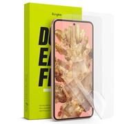 Ringke Dual Easy Film (2 Pezzi) Compatibile con Google Pixel 8, Pellicola Protettiva per Schermo Autoriparante in PET a Copertura Completa