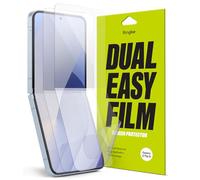 Ringke Dual Easy Film (2 Pezzi) Compatibile con Pellicola Protettiva Samsung Galaxy Z Flip 6, Disegno Autoguarigione per Pellicola Protezione Schermo Copertura Totale