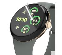 Ringke Dual Easy Film (3 Pezzi) Compatibile con Pellicola Google Pixel Watch 3 45mm, Copertuna Totale Pellicola Protettiva per Schermo Premium