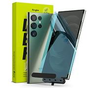 Ringke Dual Easy Wing Compatibile con Pellicola S23 Ultra, Pellicola Protettiva Schermo Autoriparante Copertura Completa Disegnato per Cover Samsung Galaxy S23 Ultra 5G - 2 Pezzi