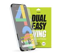 Ringke Dual Easy Wing Film [2 Pack] Disegnato per Google Pixel 4a, Pixel 4a Pellicola Proteggi Schermo (2020)