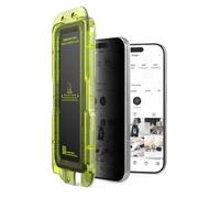 Ringke Easy Slide Privacy Tempered Glass (2 Pezzi) Compatibile con Pellicola iPhone 17 Pro, Anti-Spy Pellicola Protettiva Vetro Temperato con Strumento di Installazione Facile