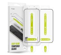 Ringke Easy Slide Tempered Glass (2 Pezzi) Pellicola Protettiva Compatibile con iPhone 15 Pro Max, Infrangibile Vetro Temperato Proteggi Schermo con Strumento di Installazione Facile