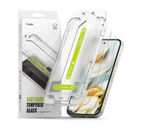 Ringke Easy Slide Tempered Glass (2 Pezzi) Pellicola Protettiva Compatibile con Pixel 9a, Infrangibile Vetro Temperato Proteggi Schermo con Strumento di Installazione Facile