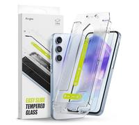 Ringke Easy Slide Tempered Glass (2 Pezzi) Pellicola Protettiva Compatibile con Samsung Galaxy A55 5G, Infrangibile Vetro Temperato Proteggi Schermo con Strumento di Installazione Facile