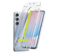 Ringke Easy Slide Tempered Glass (2 Pezzi) Pellicola Protettiva Compatibile con Samsung Galaxy S24 FE, Infrangibile Vetro Temperato Proteggi Schermo con Strumento di Installazione Facile