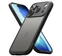 Ringke Fusion Bold Compatibile con Cover iPhone 17 Pro, Paraurti Antiurto Anti-Ingiallimento con Ottimo Grip e Custodia Posteriore Rigida PC - Matte Smoke