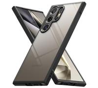 Ringke Fusion Bold Compatibile con Cover Samsung S24 Ultra, Paraurti Antiurto Anti-Ingiallimento con Custodia Posteriore Rigida PC Trasparente Disegnato per Cover Samsung Galaxy S24 Ultra - Black