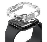 Ringke Fusion Bumper Compatibile con Cover Apple Watch 11/10 46mm, Custodia Paraurti Antiurto Protettiva Durevole Trasparente a Doppio Strato - White