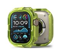 Ringke Fusion Bumper Compatibile con Cover Apple Watch Ultra 3/2 / 1, Custodia Paraurti Antiurto Protettiva Durevole Trasparente a Doppio Strato - Neon Green