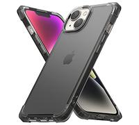 Ringke Fusion Bumper Compatibile con iPhone 14 Plus (6.7'') Cover, Protezione Paraurti Extra Trasparente Sottile Custodia Rigida TPU Antiurto - Smoke Black Nero