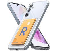 Ringke Fusion Card Compatibile con Cover Samsung Galaxy A35 5G, Custodia Trasparente con Porta Carte, Sottile Antigraffio Rigida Antiurto Paraurti - Clear
