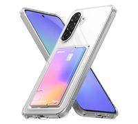 Ringke Fusion Card Compatibile con Cover Samsung Galaxy A56 / A36, Custodia Protettiva con Portafoglio Carte Trasparente - Clear