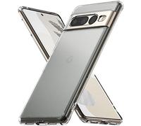 Ringke Fusion Compatibile con Cover Google Pixel 7 Pro, Custodia Anti-Impronta Antigraffio Opaca Sottile Retro Rigido Antiurto Paraurti TPU - Matte Clear