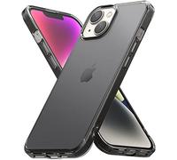 Ringke Fusion Compatibile con Cover iPhone 14 Plus (6.7''), Custodia Anti-Impronta Antigraffio Opaca Sottile Retro Rigido Antiurto Paraurti TPU - Matte Black Nero