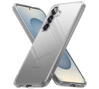 Ringke Fusion Compatibile con Cover Samsung Galaxy S25 Plus, Calza a Pennello, Custodia Antiurto Trasparente con Buon Grip - Clear