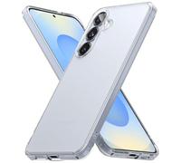 Ringke Fusion Compatibile con Cover Samsung Galaxy S25, Protezione da Ditate e Macchie, Custodia Antiurto con Buon Grip - Matte Clear