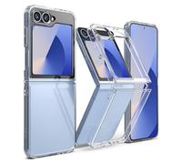 Ringke Fusion Compatibile con Cover Samsung Galaxy Z Flip 7 FE/Z Flip 6, Calza Perfetta Custodia Trasparente e Antiurto Protettiva Robusta con e Ottima Grip - Clear