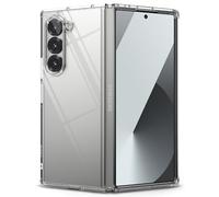 Ringke Fusion Compatibile con Cover Samsung Galaxy Z Fold 6, Calza Perfetta Custodia Trasparente e Antiurto Protettiva Robusta con e Ottima Grip - Clear