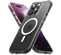 Ringke Fusion Magnetic Compatibile con Cover iPhone 16 Pro, Compatibile con Accessori Magnetici, Custodia Opaca Antiurto Protettiva Robusta con Ottima Grip - Matte Clear