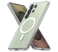 Ringke Fusion Magnetic Compatibile con Cover Samsung Galaxy S25 Ultra, Protezione da Ditate e Macchie, Compatibile con Accessori Magnetici, Custodia Antiurto con Buon Grip - Matte Clear