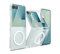 Ringke Fusion Magnetic Compatibile con Cover Samsung Galaxy Z Flip 7, Compatibile con Accessori Magnetici, Custodia Antiurto con Buon Grip - Clear
