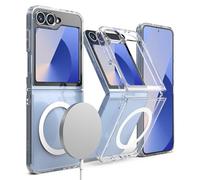 Ringke Fusion Magnetic Compatibile con Cover Samsung Galaxy Z Flip 7 FE/Z Flip 6, Compatibile con Accessori Magnetici, Custodia Antiurto con Buon Grip - Clear