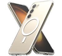 Ringke Fusion Magnetic Compatibile con Cover Samsung S23 Plus e Compatibile con MagSafe, Custodia Antiurto con Buon Grip Disegnato per Cover Samsung Galaxy S23+ 5G - Matte Clear